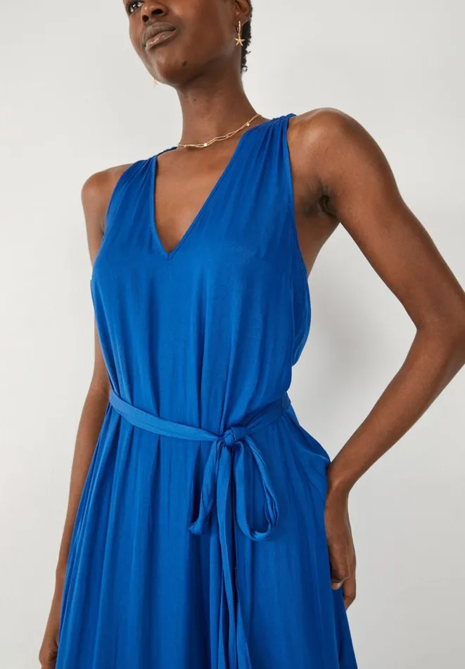 Hush Dresses Women Catharina Twist Back Midi Dress Bright Blue