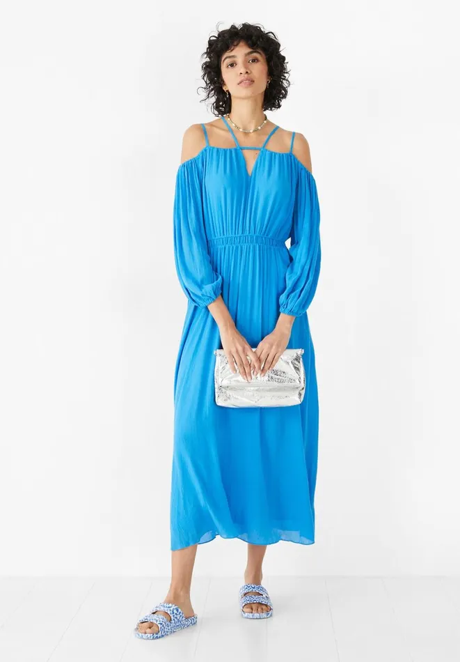 Hush Dresses Women Chloe Midi Dress Bright Blue