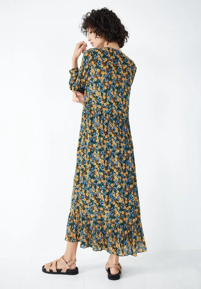 Hush Dresses Women Flora Maxi Dress Dark Pop Floral