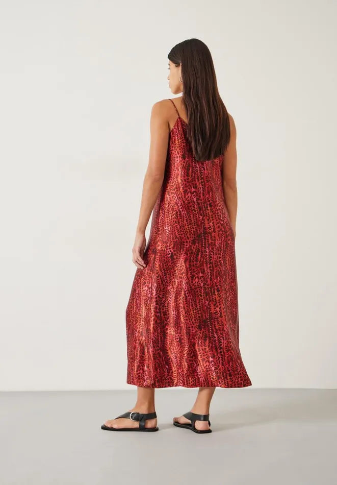 Hush Dresses Women Leanne Slip Maxi Dress Watercolour Animal Red Hush Dresses Women Leanne Slip Maxi Dress Watercolour Animal Red