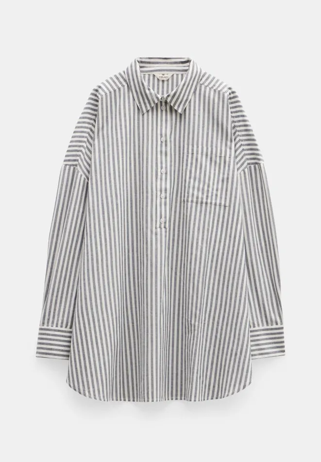 Hush Dresses Women Skye Mini Beach Shirt Dress Navywhite Stripe Hush Dresses Women Skye Mini Beach Shirt Dress Navywhite Stripe
