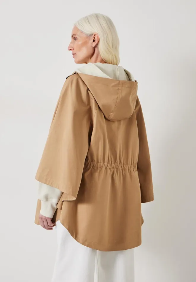 Hush Jackets and Coats Women Vera Oversized Hooded Cape Camel Hush Jackets and Coats Women Vera Oversized Hooded Cape Camel