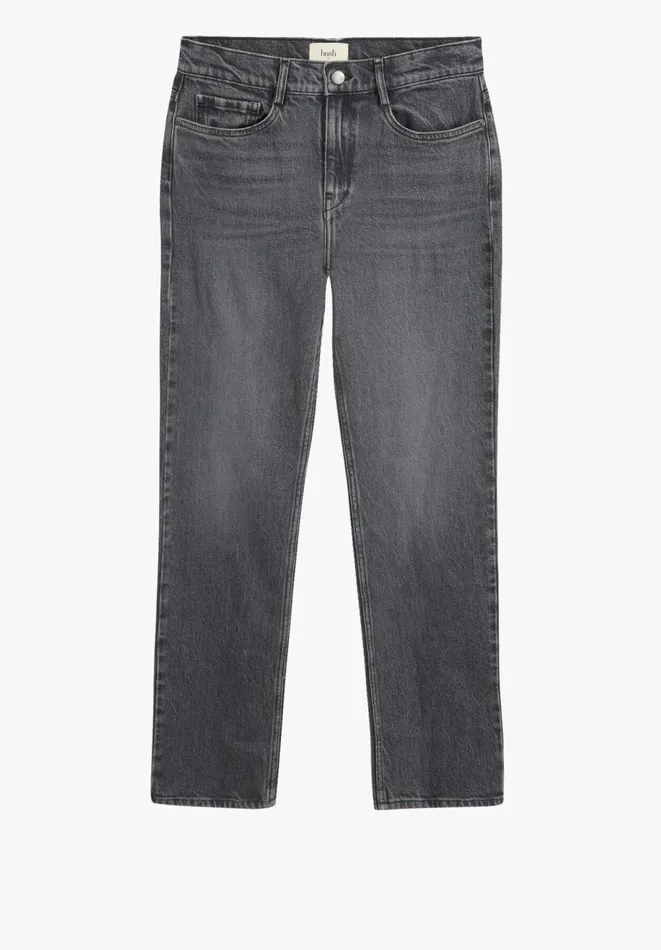 Hush Jeans Women Laurie Straight Leg Jeans Washed Grey Hush Jeans Women Laurie Straight Leg Jeans Washed Grey
