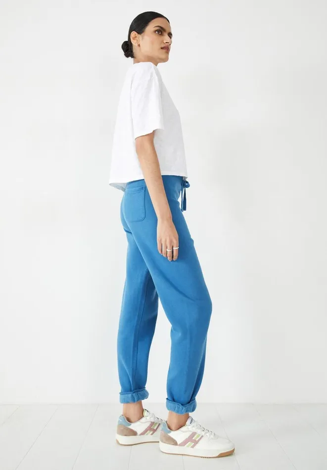 Hush Joggers and Leggings Women Lindsay Washed Joggers Mid Blue Hush Joggers and Leggings Women Lindsay Washed Joggers Mid Blue