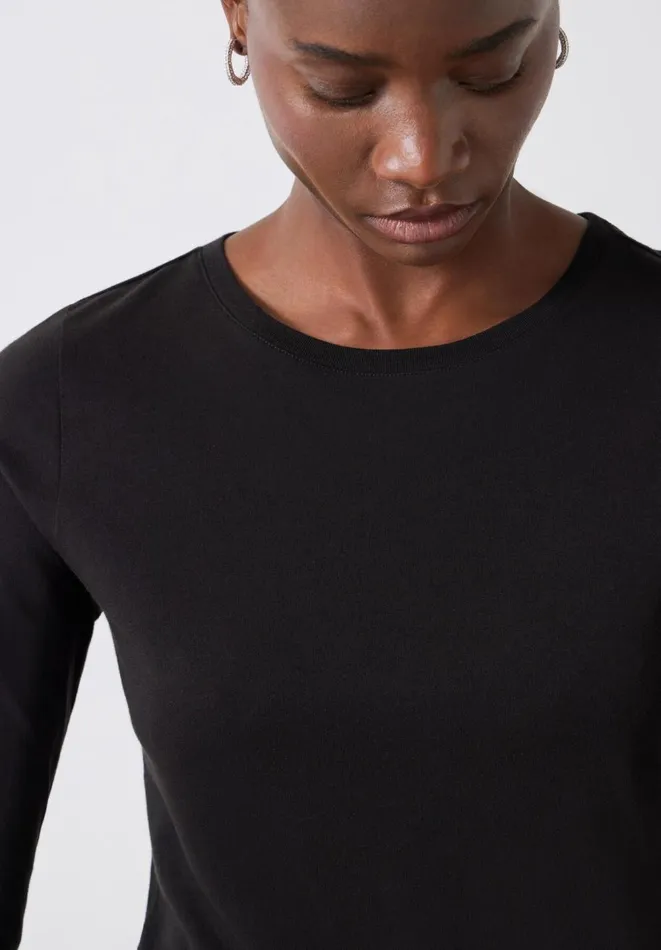 Hush Jumpers and Cardigans Women Lara Fine Knit Wool Blend Jumper Black Hush Jumpers and Cardigans Women Lara Fine Knit Wool Blend Jumper Black