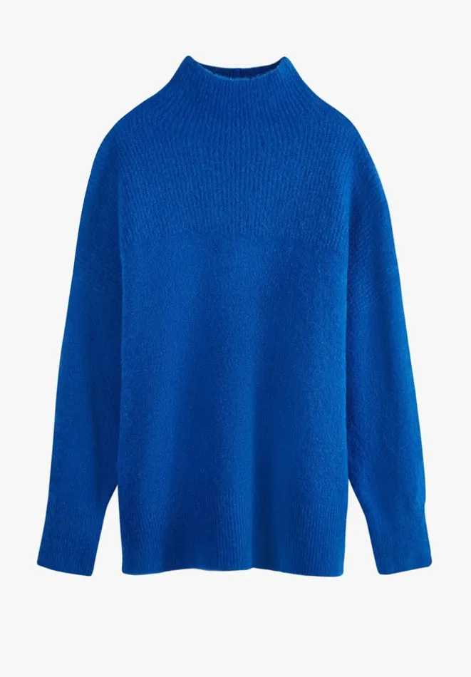 Hush Jumpers and Cardigans Women Meredith High Neck Jumper Bright Blue Hush Jumpers and Cardigans Women Meredith High Neck Jumper Bright Blue
