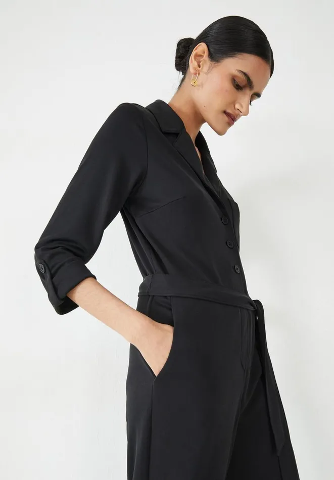 Hush Jumpsuits Women Portia Jersey Jumpsuit Washed Black Hush Jumpsuits Women Portia Jersey Jumpsuit Washed Black