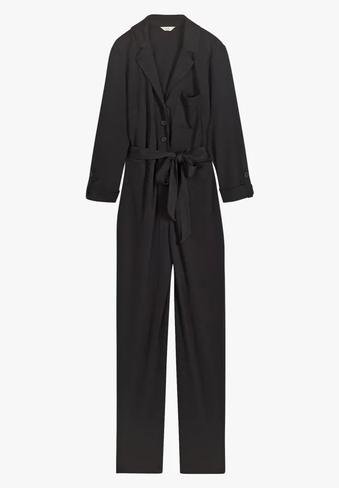 Hush Jumpsuits Women Portia Jersey Jumpsuit Washed Black Hush Jumpsuits Women Portia Jersey Jumpsuit Washed Black