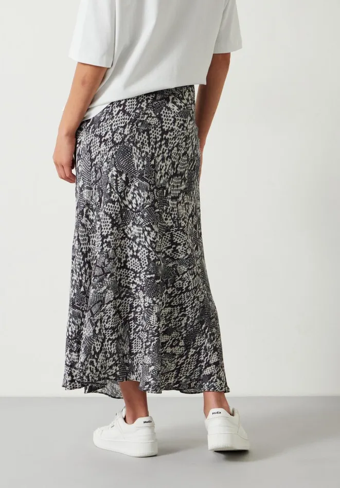 Hush Skirts Women Kora Maxi Skirt Snakeskin Neutral