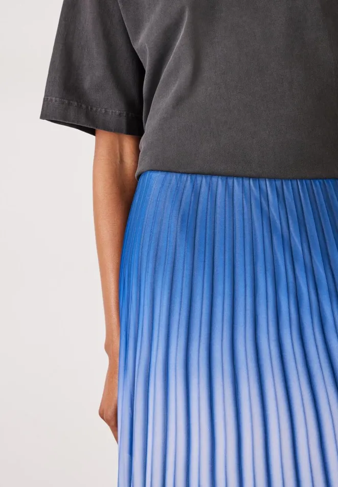 Hush Skirts Women Olivia Maxi Ombre Pleat Skirt Blue Ombre Hush Skirts Women Olivia Maxi Ombre Pleat Skirt Blue Ombre