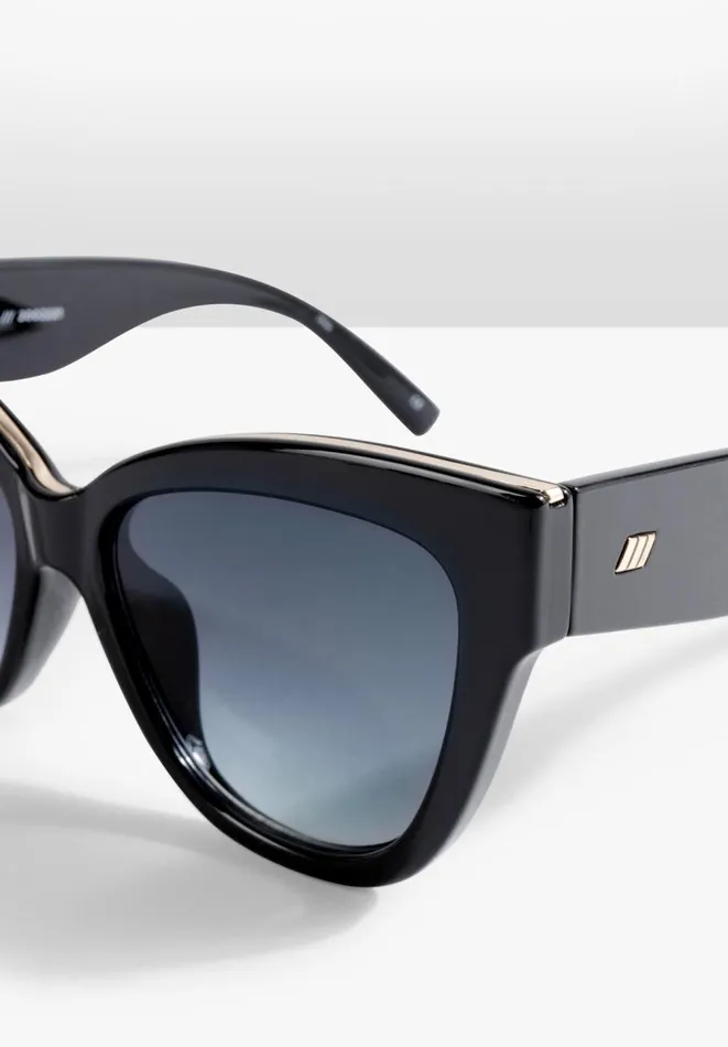 Hush Sunglasses Women Le Specs Le Vacanze Sunglasses Black