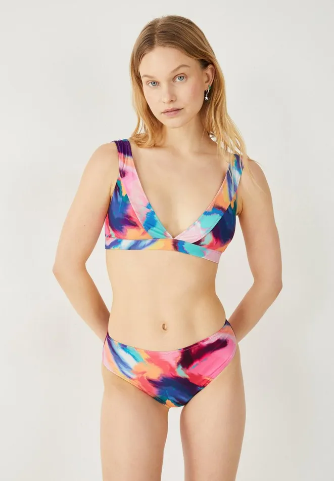 Hush Swimwear and Beachwear Women Camilla Classic Bikini Bottoms Multicolour Marble