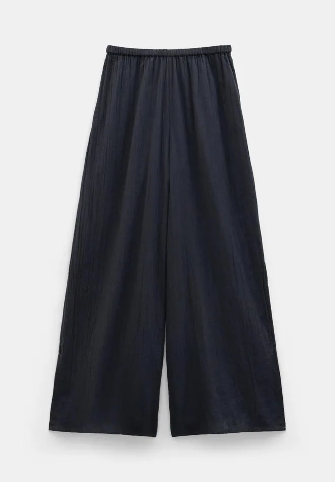 Hush Swimwear and Beachwear Women Elodie Oversized Cheesecloth Trousers Black Hush Swimwear and Beachwear Women Elodie Oversized Cheesecloth Trousers Black