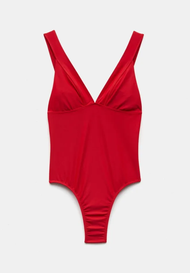 Hush Swimwear and Beachwear Women Kate Wide Strap Swimsuit Redcoat