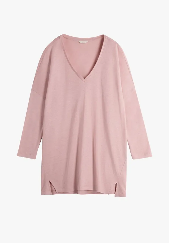 Hush Tops and Tshirts Women Chesten Linen Jersey Top Blush