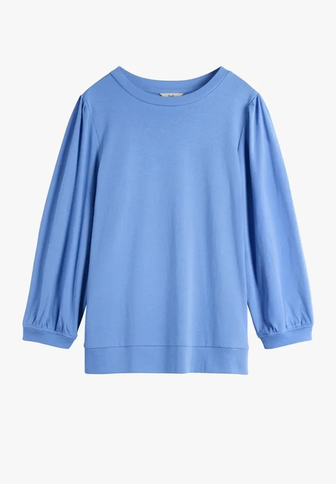 Hush Tops and Tshirts Women Mimi Puff Sleeve TShirt Periwinkle Blue Hush Tops and Tshirts Women Mimi Puff Sleeve TShirt Periwinkle Blue