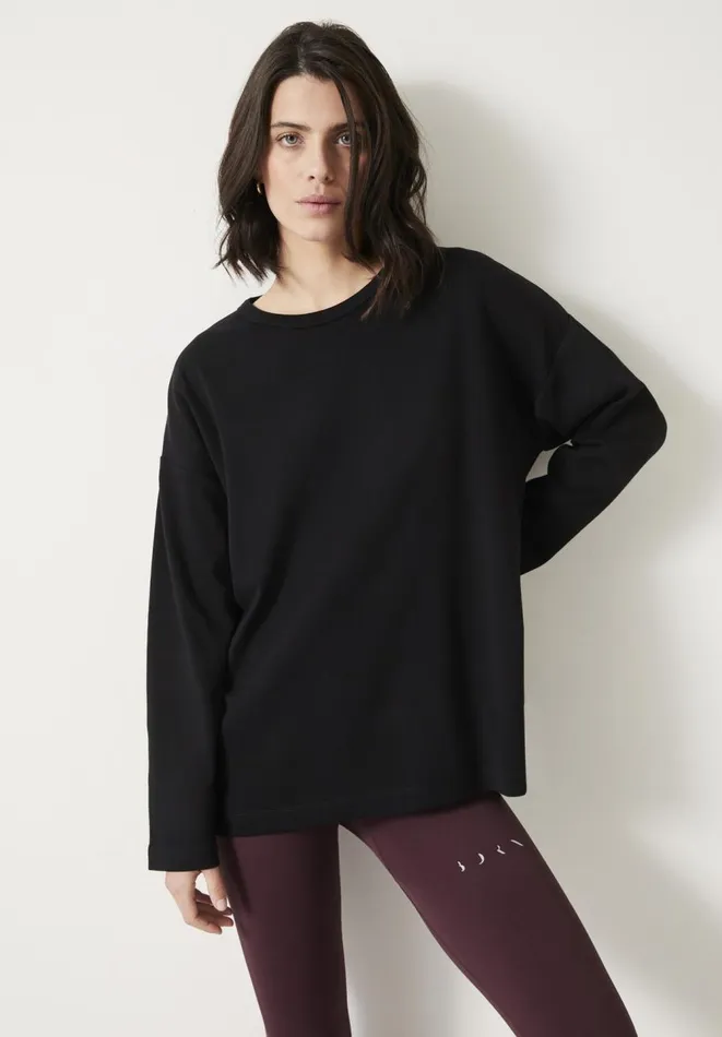 Hush Tops and Tshirts Women Rachel Split Hem Detail Top Black
