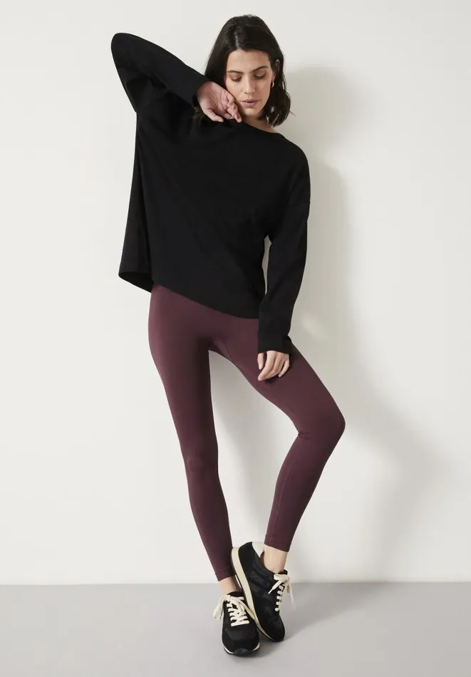 Hush Tops and Tshirts Women Rachel Split Hem Detail Top Black Hush Tops and Tshirts Women Rachel Split Hem Detail Top Black