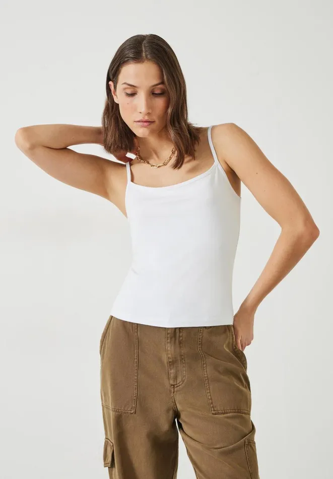 Hush Tops and Tshirts Women Sayla Cami Top White