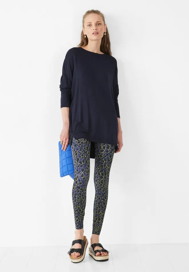 Hush Tops and Tshirts Women Wide Jersey Top Midnight
