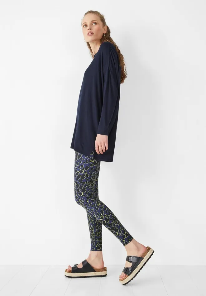 Hush Tops and Tshirts Women Wide Jersey Top Midnight