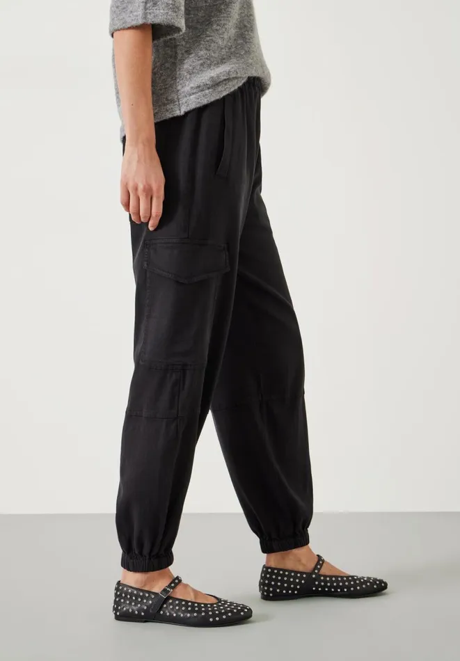 Hush Trousers Women Ava Washed Cargo Trousers Washed Black Hush Trousers Women Ava Washed Cargo Trousers Washed Black