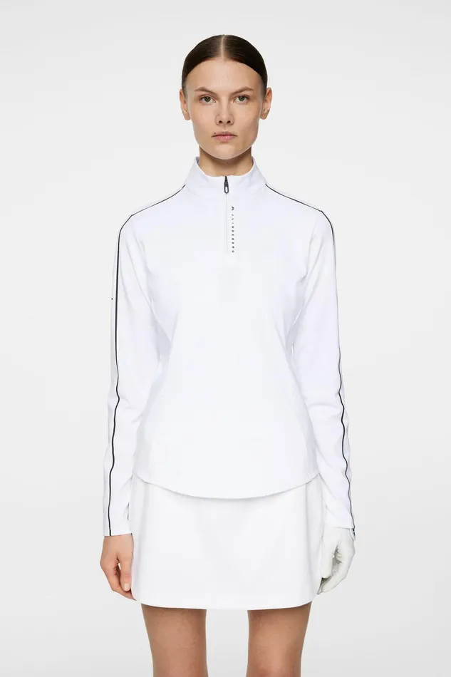 JLindeberg Base and Mid Layers Women Adiola Quarter Zip Mid Layer
