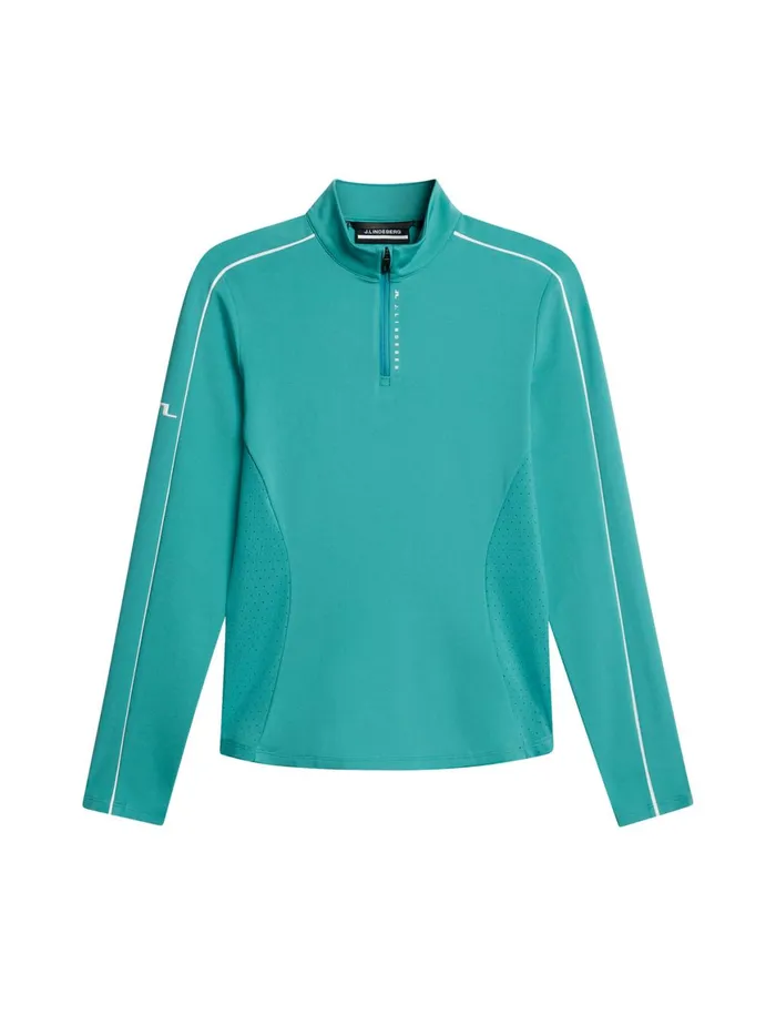 JLindeberg Base and Mid Layers Women Adiola Quarter Zip Mid Layer