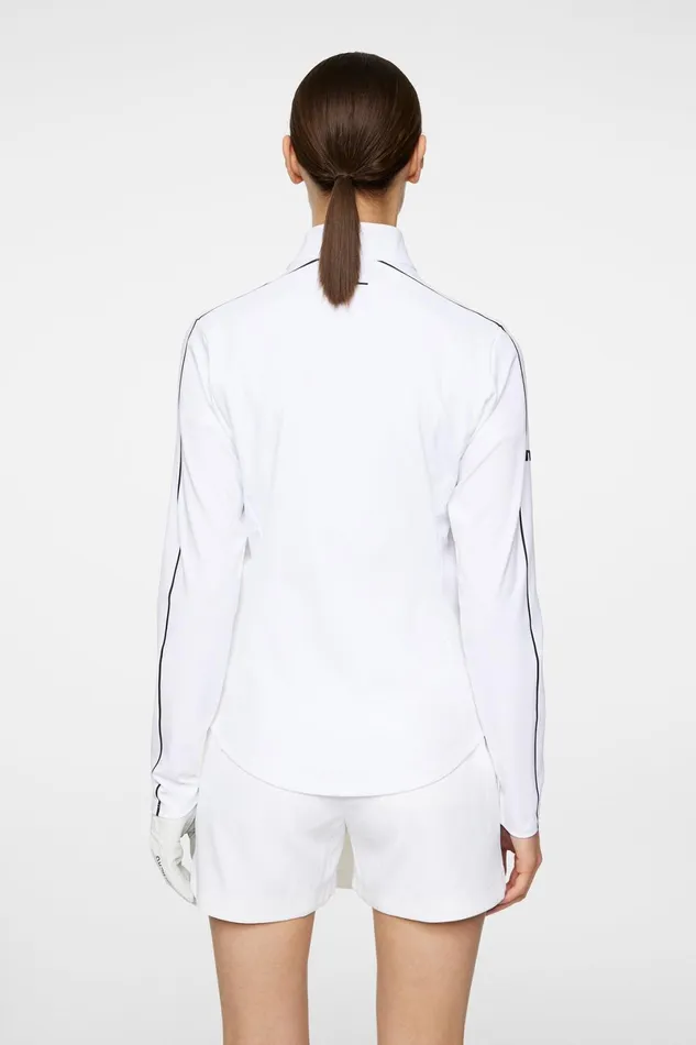 JLindeberg Base and Mid Layers Women Adiola Quarter Zip Mid Layer