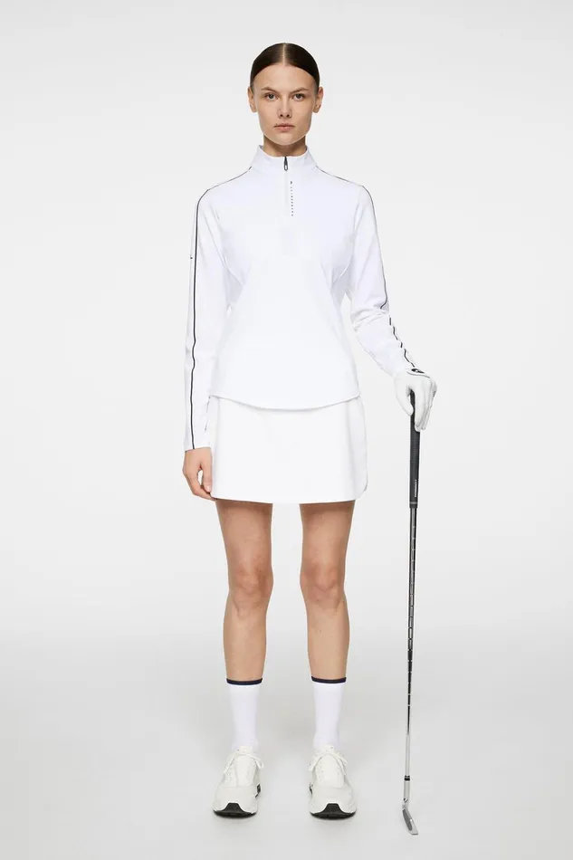 JLindeberg Base and Mid Layers Women Adiola Quarter Zip Mid Layer