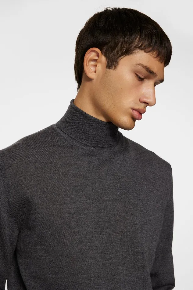 JLindeberg Knitwear Men Kaden Merino Turtle Neck