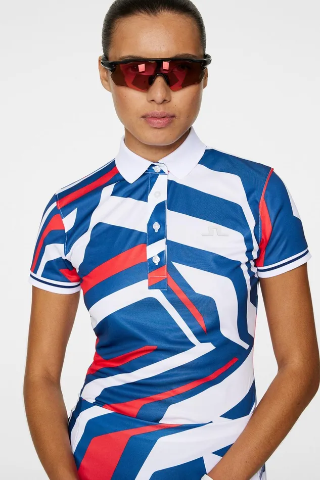 JLindeberg Polo Shirts Women Felicite Print Polo