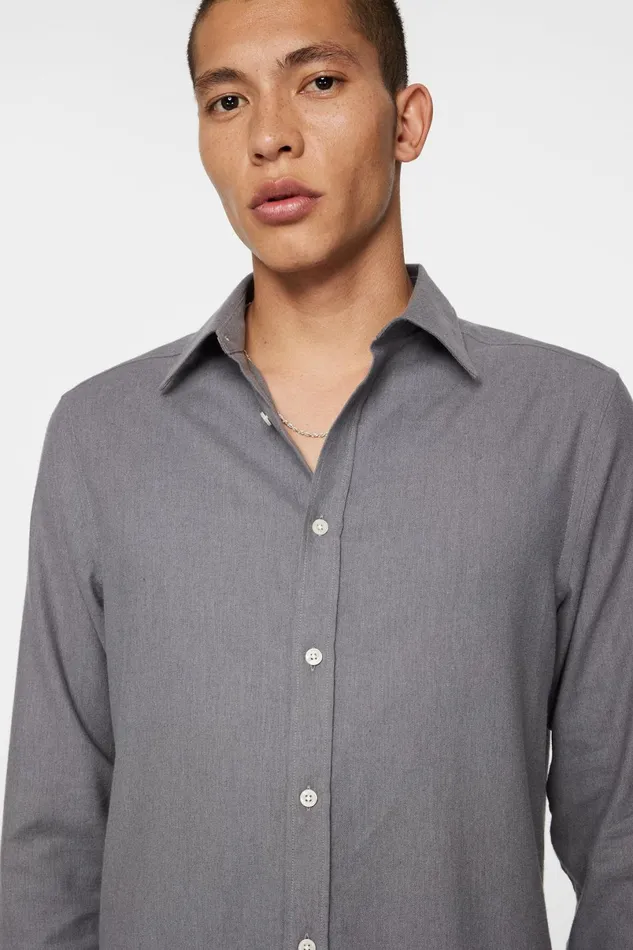 JLindeberg Shirts Men Light Flannel Slim Shirt