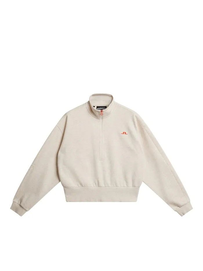 JLindeberg Sweaters Women Lucia Zip Mock Neck