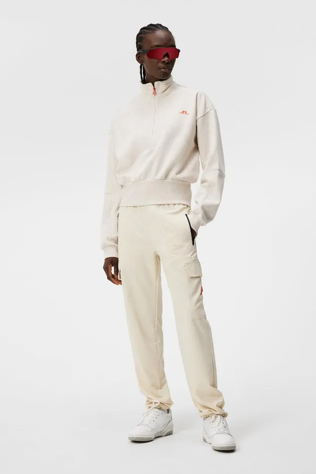 JLindeberg Sweaters Women Lucia Zip Mock Neck