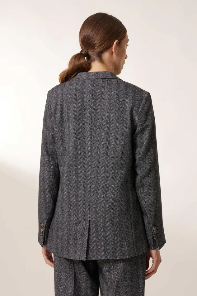 Jackets and Coats Women Leon and Harper Volverte Chev Jacket Chevron