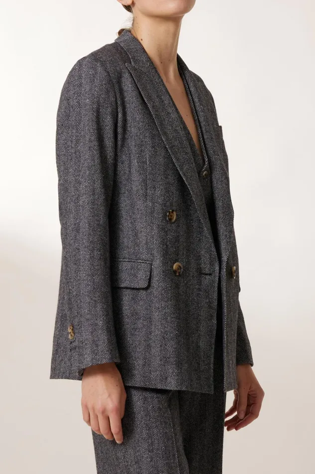 Jackets and Coats Women Leon and Harper Volverte Chev Jacket Chevron