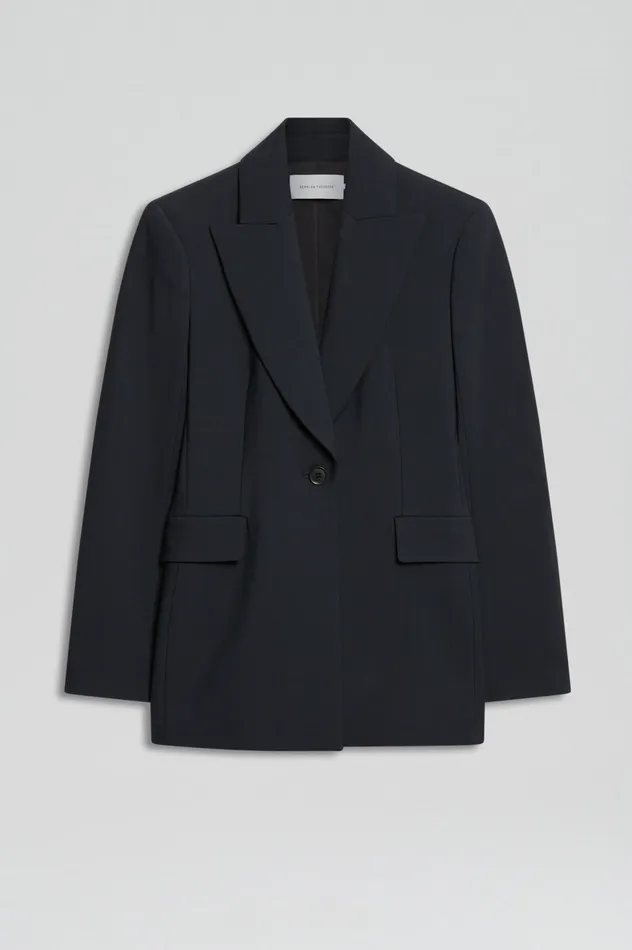 Jackets Scanlan Theodore Women TAILORED JACKET NAVY