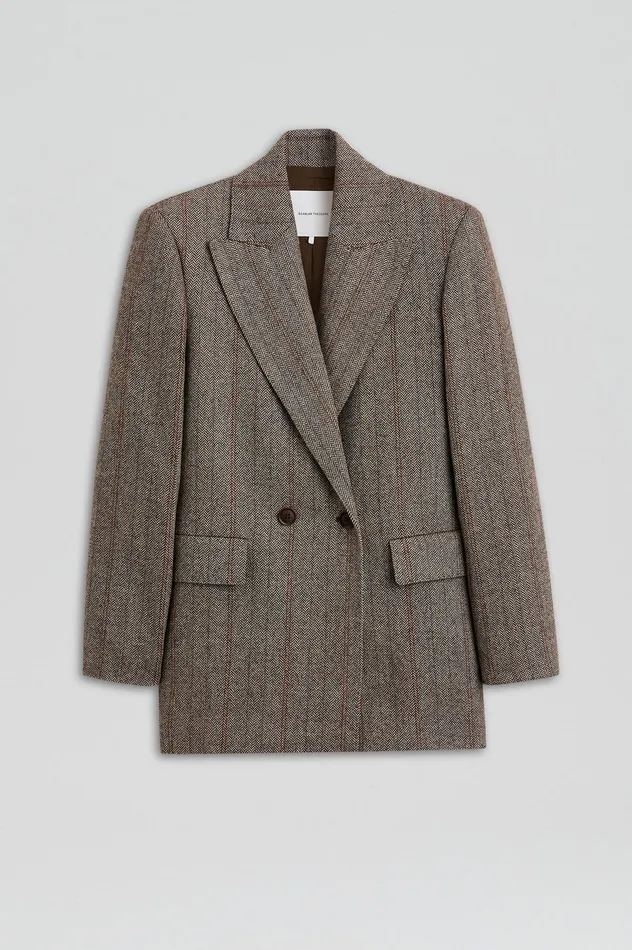 Jackets Women HERRINGBONE WEAVE JACKET MORO Scanlan Theodore Jackets Women HERRINGBONE WEAVE JACKET MORO Scanlan Theodore