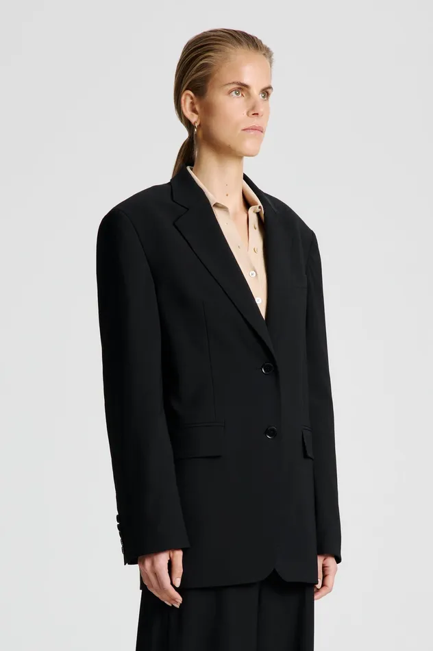 Jackets Women Scanlan Theodore GOTHAM OVERSIZED JACKET BLACK