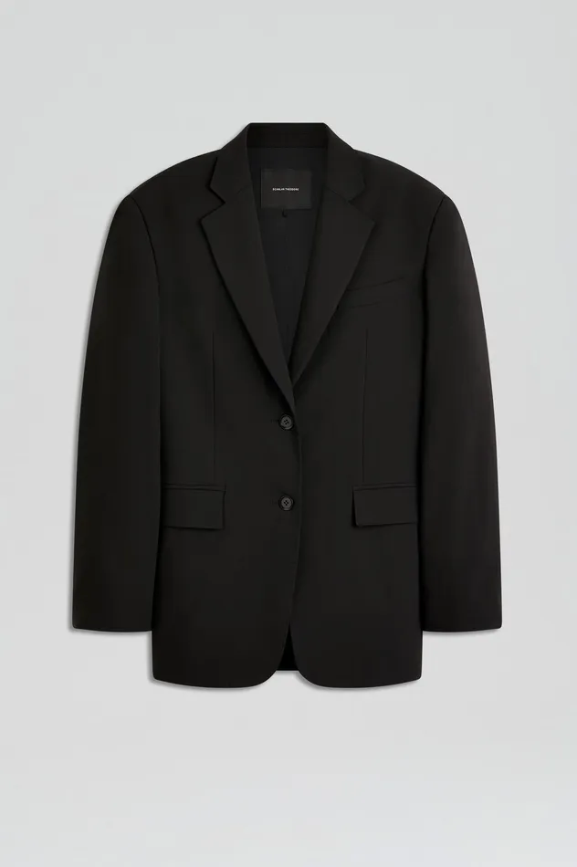 Jackets Women Scanlan Theodore GOTHAM OVERSIZED JACKET BLACK