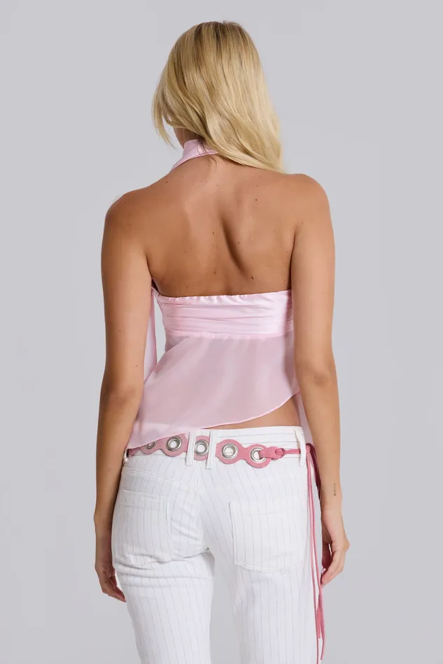Jaded London Shop Regina Corset Top with Scarf Women Tops