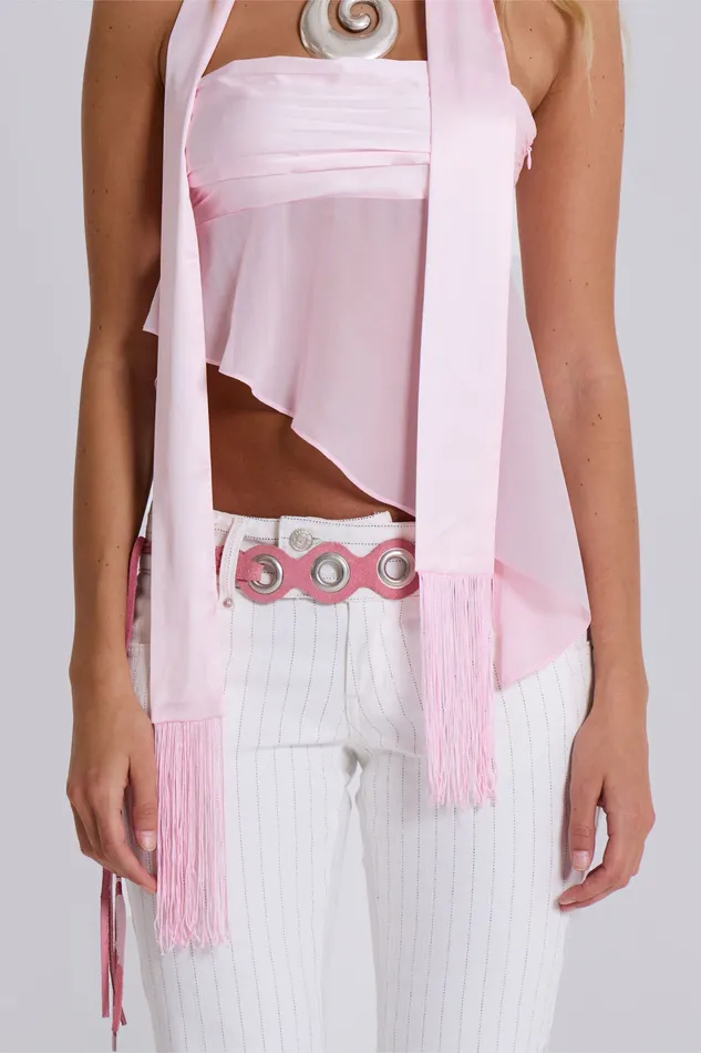 Jaded London Shop Regina Corset Top with Scarf Women Tops