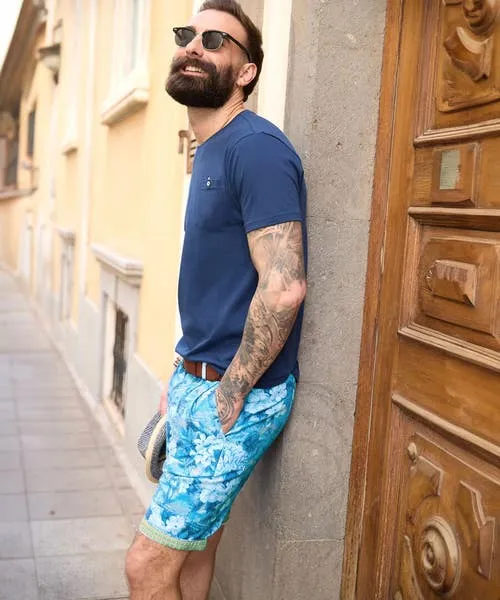 Jeans and Trousers Apparel Joebrowns Fabulous Floral Shorts Blue Jeans and Trousers Apparel Joebrowns Fabulous Floral Shorts Blue