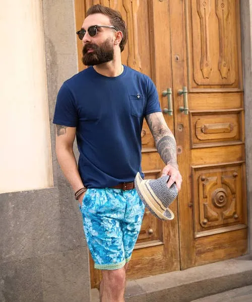 Jeans and Trousers Apparel Joebrowns Fabulous Floral Shorts Blue Jeans and Trousers Apparel Joebrowns Fabulous Floral Shorts Blue