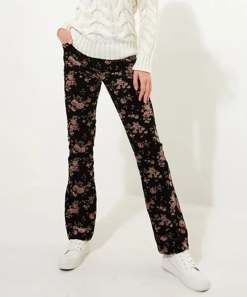 Jeans and Trousers Joebrowns Apparel Rosie Moleskin Trousers Black