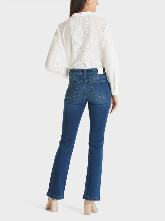 Jeans Damen Marc Cain 034Rethink Together034 Jeans FARO Blue Denim