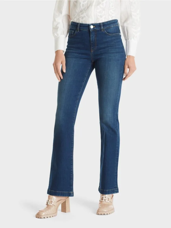 Jeans Damen Marc Cain 034Rethink Together034 Jeans FARO Blue Denim