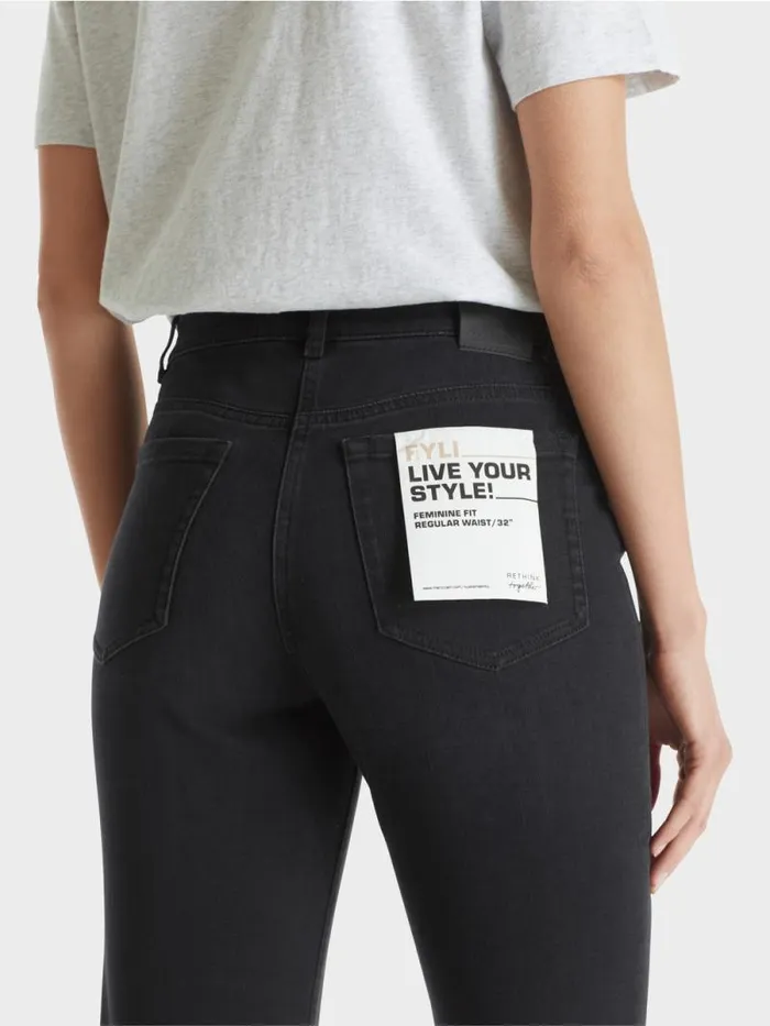 Jeans Damen Marc Cain 034Rethink Together034 Jeans FYLI Anthrazit