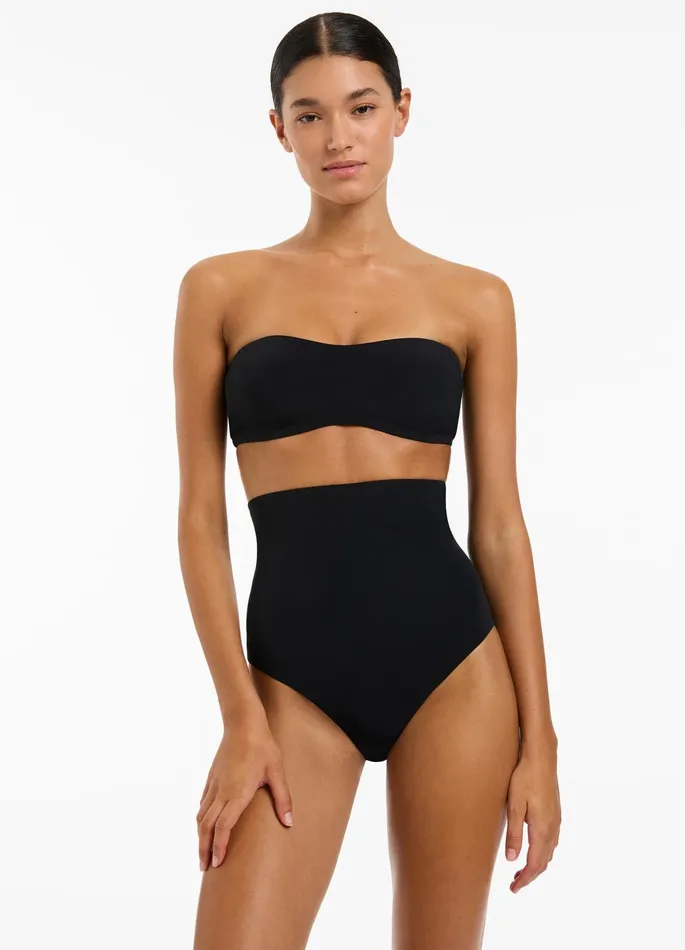 Jetset Ultra High Waist Pant Black Women JETS Australia High Waist Bikini Bottoms